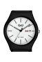 Classic Striped Unisex Wristwatch with Waterproof Silicone Band and Double Calendar - 6