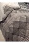 نمط هندسي مطبوع 150x240 سمبيكيه فردي - رمادي - 4