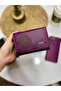 Life Flowering Small Useful Genuine Leather Purple Women's Wallet That Can Fit Any Bag - 8