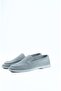 Women's Suede Loafer - Genuine Leather Shoes - 3