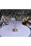 Estrella 7-Piece Gilded Metal Leg Salad Bowl Snack Bowl Presentation Bowl - 5