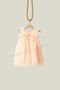 Salmon Strapless Plain Tulle Girls' Dress-Tulle - 5