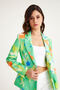 Women's Fit Blazer Jacket - Short Patterned - 5