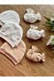 Organic Set of 6 Newborn Baby Gloves and Hats Rainbow - 3