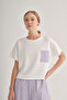 Women's Pocket Detail Striped Shorts Pajama Set - 3