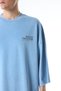 Light Blue Oversize Washable Fakir Sleeve T-Shirt - 6