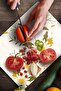 Glass Cutting Board and Presentation Plate Vintage Daisies 20X30 cm - 3
