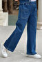 Girl's Full Lycra Washable Wide Leg Jeans