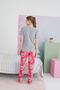 Multicolor Cotton Knitted Pajamas Set - 3