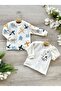 2-Piece Organic Cotton Baby Boy Cardigan Set Airplane - 3
