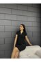 Polo Neck Zippered Camisole Striped Women's Dress - 8