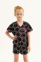 Smıley Stars Shorts Set Mother Daughter Pajamas Set.Sold Separately Prices Are Different - 4