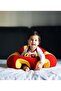 Red Yellow Baby Non-Recliner with Rattle Toy