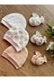 Organic Set of 6 Newborn Baby Gloves and Hats Elephant - 3