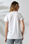 Butterfly Patterned Sequin V-Neck T-Shirt - 7