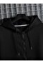 Zippered Hooded Oversize Sweatshirt - 4