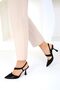 Black Women's Classic Heeled Shoes 19236 - 2
