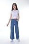 Girl's Stretch Waisted Jeans - 5