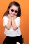 New-Unisex (0-18 Months) Pink Children's Sunglasses with Polarized and Uv Protection