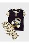 Boy's Cotton Car Monster Truck Patterned Short Sleeve Buttoned Summer Pajamas Set - 3