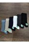 Children's 6 Pairs Seamless Bamboo Socks School Socks Long Socks - 3