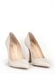 Women's Pointed Toe Stiletto Genuine Leather Sy 27468 Beige - 2