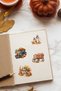 4 Pages Transparent Vintage Garden Stickers - Labels for Planner, Bullet Journal, Scrapbook, Phone, Laptop - 3
