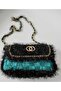 Plush Furry Trendy Winter Stylish Special Design Women's Shoulder Bag - 2