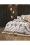 Brown Tree of Life Pattern Single Duvet Cover Set with Elastic Sheets (100x200)) - 2