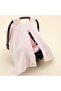 Muslin Stroller Cover and Cushion - Baby Pink Muslin - 2