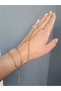 316L Stainless Steel, Non-Tarnishing , Beaded Chain, Gold Color, Shahmaran - 3