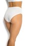 White Cotton High Waist Bato Slip Panties - Pack of 9 / 652 - 2