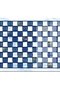 Glass Cutting Board and Presentation Tray Mackenzie Blue White 20X30 cm - 3