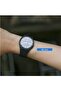 Unisex Wristwatch with Black Numbers Waterproof Silicone Band and Double Calendar - 4