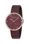 Women's Plum Straw Strap Wristwatch - 2