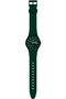 Unisex Wristwatch with Green Waterproof Silicone Band and Double Calendar - 5