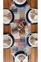 Placemat, New Season, Kilim Rug Pattern, Includes 6 Placemats, 6 Napkins, 6 Napkin Rings, and a Table Runner. - 3