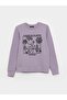 Lcw Vision Crew Neck Printed Long Sleeve Women's Sweatshirt (W3) - 6
