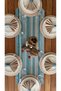 American Tableware, New Season, Linen Effect Pattern, 6 Placemats, 6 Napkins, 6 Napkin Rings and Runner Cover - 4