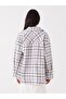 LCW Vision Plaid Long Sleeve Oversize Women's Shirt Jacket - 4
