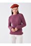 LCWAIKIKI Basic Crew Neck Openwork Long Sleeve Women's Knitwear Sweater