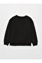Crew Neck Printed Long Sleeve Girls Sweatshirt (W3) - 3