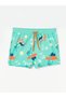LCW baby Printed Baby Boy Swim Shorts with Elastic Waistband