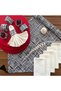 American Service Set, New Season, Design Pattern, 6 Plates, 6 Napkins, 6 Napkin Rings and Runner Cover