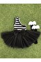 Girl's tutu skirt, crop top and socks set - 3