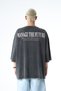 Black Oversize T-Shirt - Washed Fakir Sleeve - 2