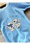 Velvet Winter Seasonal Baby Boy Sleeping Bag with Booties and Scarf Bears - 3