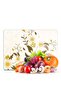 Glass Cutting Board and Presentation Plate Vintage Daisies 20X30 cm