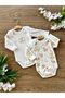 2-Piece Organic Cotton Long Sleeve Baby Bodysuit Baby Bodysuit Set Bear Squirrel - 2