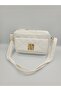 Women's New White Quality Quilted Shoulder Bag - 4